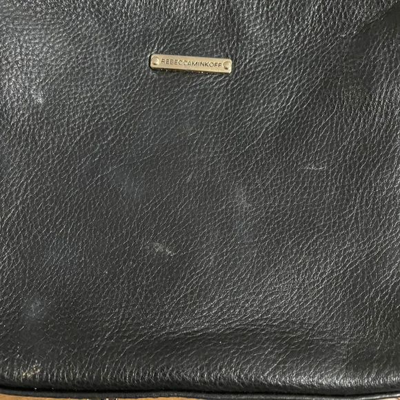 Rebecca Minkoff Mini 5 Zip Leather Crossbody Bag Black One Size Women's - Picture 8 of 14